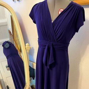Evan Picone Purple Dress